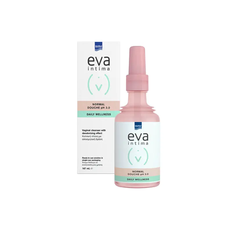 Eva Intima Normal Douche, Κολπική πλύση για την αποτελεσματικό καθαρισμό και απομάκρυνση δυσάρεστων οσμών, 147ml