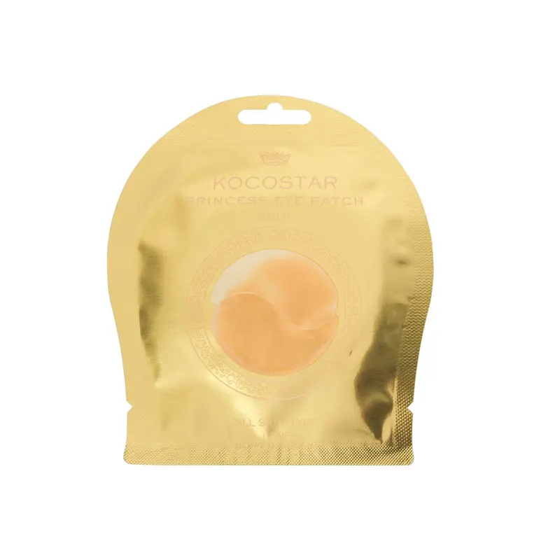 Kocostar Princess Gold Eye Patch, Επιθέματα υδρογέλης για εντατική ενυδάτωση της περιοχής των ματιών, 1 ζεύγος