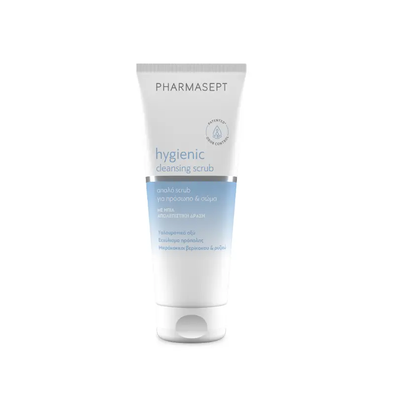 Pharmasept Hygienic Cleansing Scrub, Απαλό scrub απολέπισης και καθαρισμού για πρόσωπο και σώμα, 200ml