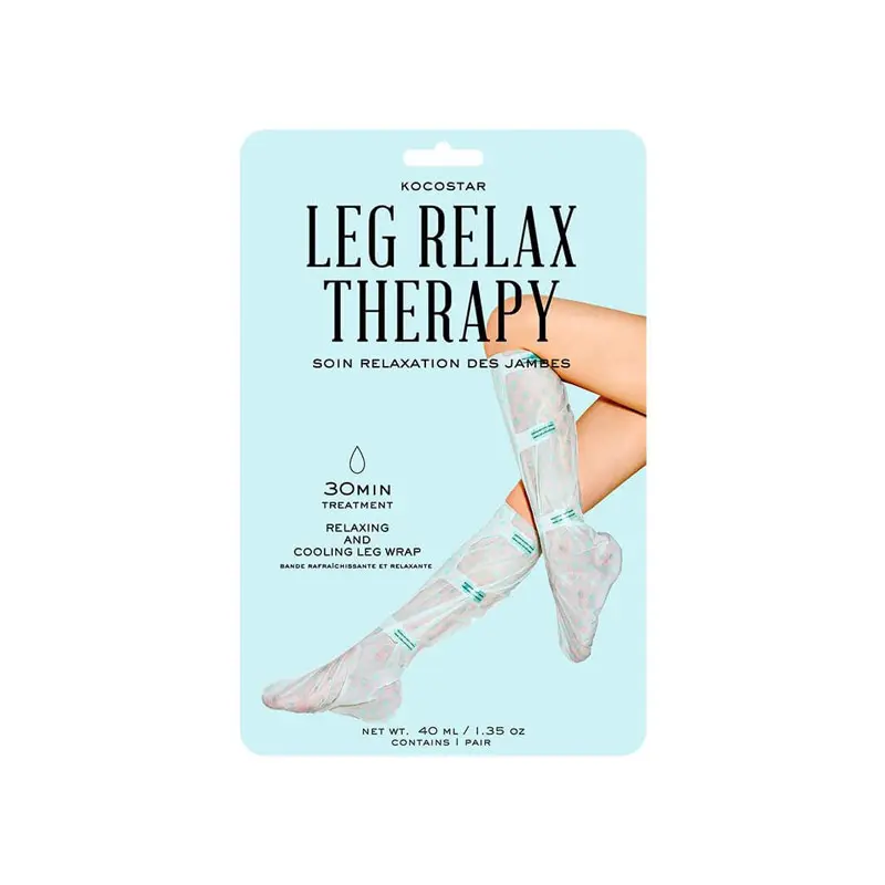 Kocostar Leg Relax Therapy, Μάσκα που φροντίζει και ξεκουράζει τα ταλαιπωρημένα κάτω άκρα, 1 ζεύγος