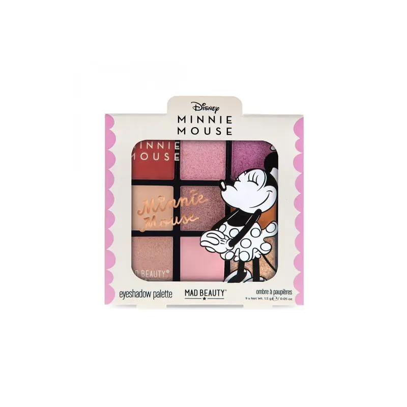 Mad Beauty Minnie Bow Eyeshadow Palette, 9 x 1,5gr