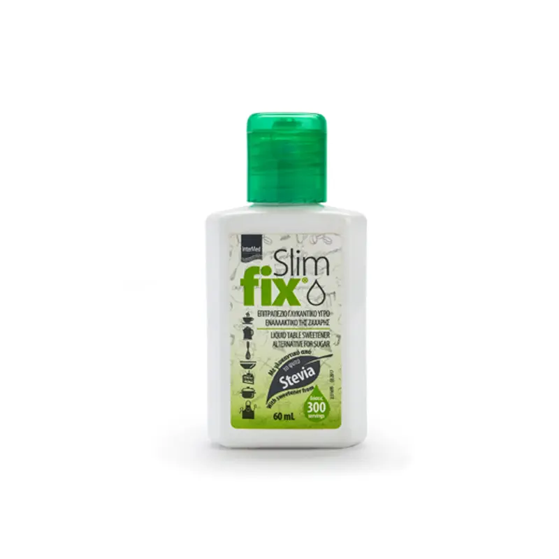Slim Fix Υγρό Γλυκαντικό με Στέβια, 60ml