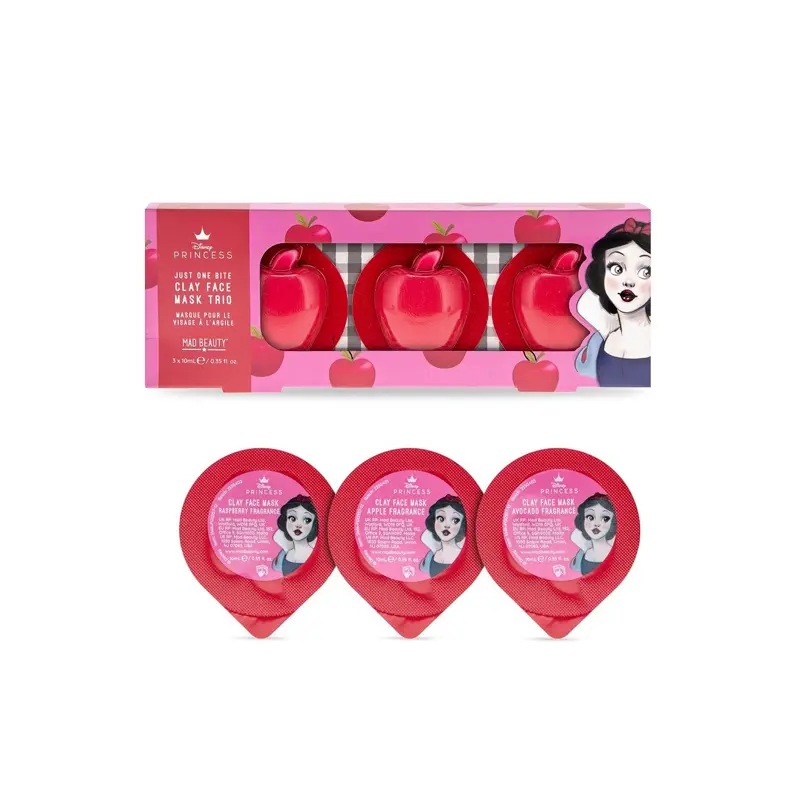 Mad Beauty Snow White Clay Mask Trio, 3x10ml