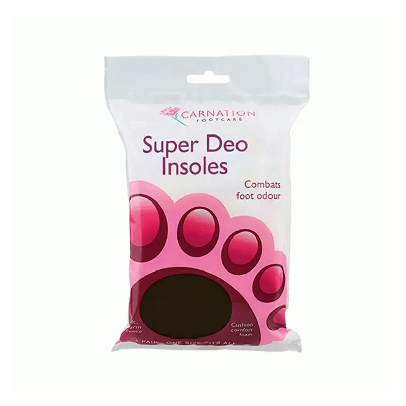 Carnation Super Deo Insoles, Πάτοι με Αντιμυκητιασικούς Παράγοντες, 1 ζεύγος
