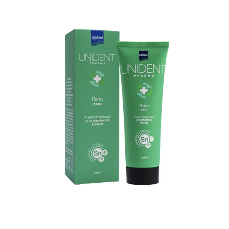 Unident Pharma Care Perio, Για χρήση σε συνδυασμό με τη περιοδοντική θεραπεία, 75ml