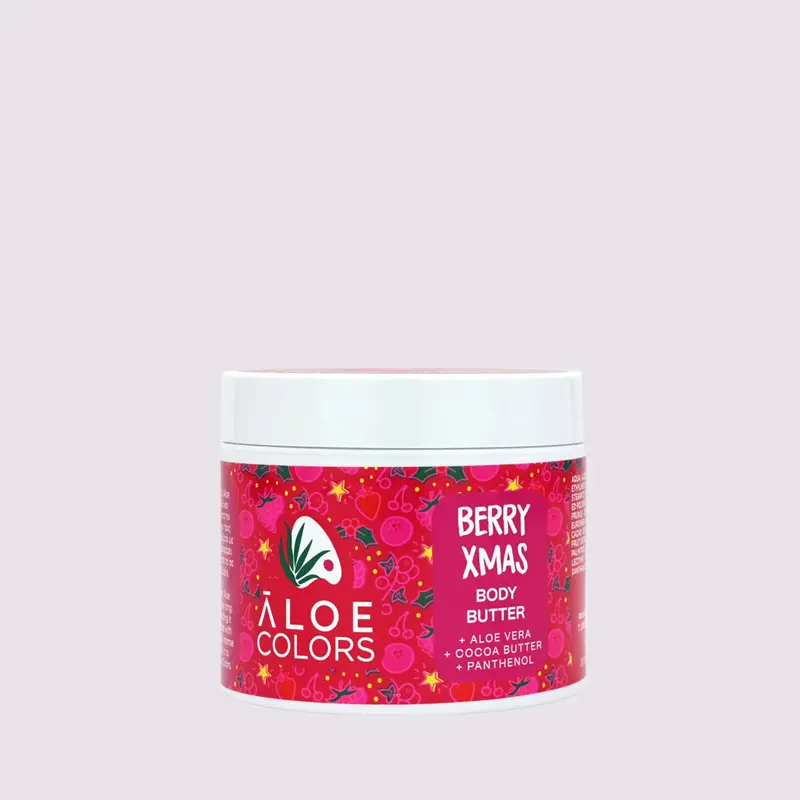 Aloe Colors Berry Xmas Body Butter, 200ml