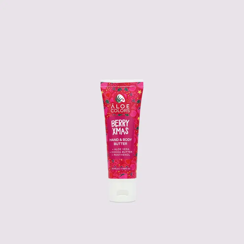 Aloe Colors Berry Xmas Hand & Body Butter, 50 ml
