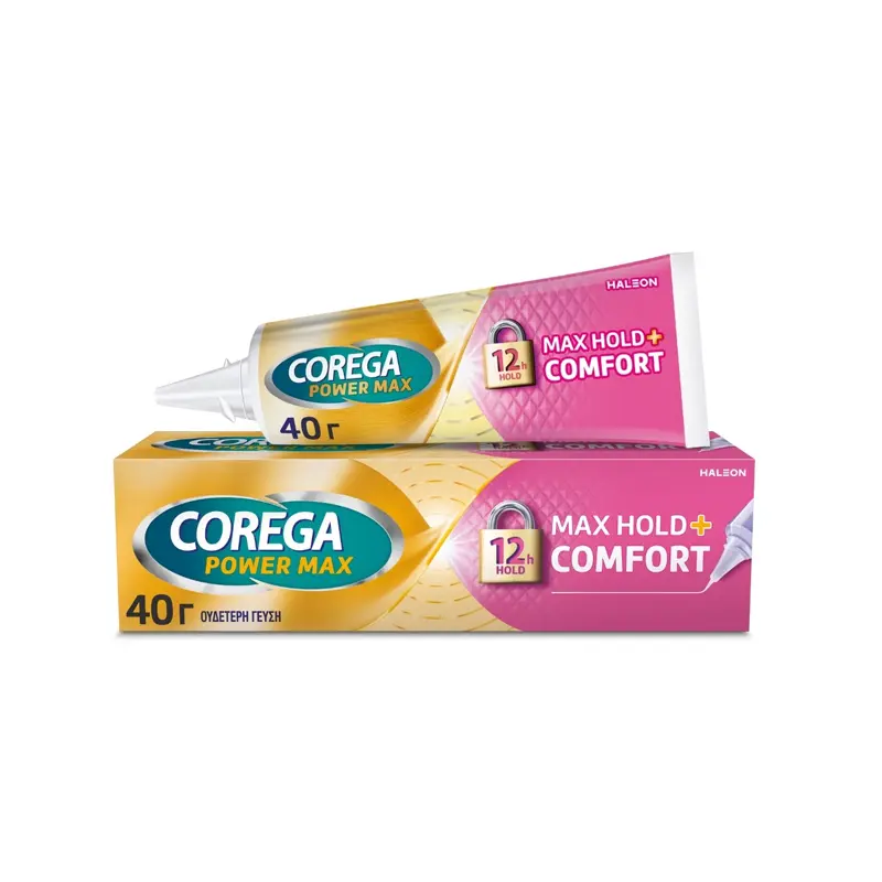 Corega Στερεωτική Κρέμα Max Hold & Comfort, 40gr