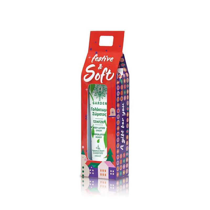 Garden Festive & Soft Ginger, Body Lotion, Ενυδατικό Γαλάκτωμα Σώματος, 100ml