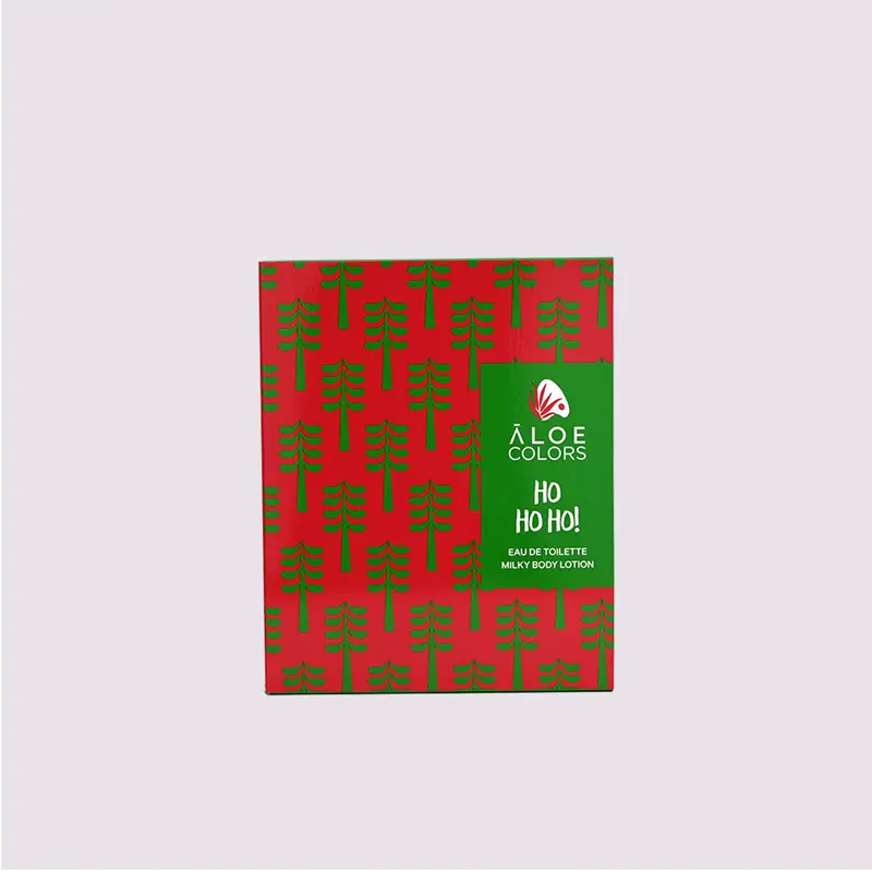 Aloe Colors Christmas Ho Ho Ho Gift Set 2024, Milky Body Lotion 150ml & Eau de Toilette 10ml