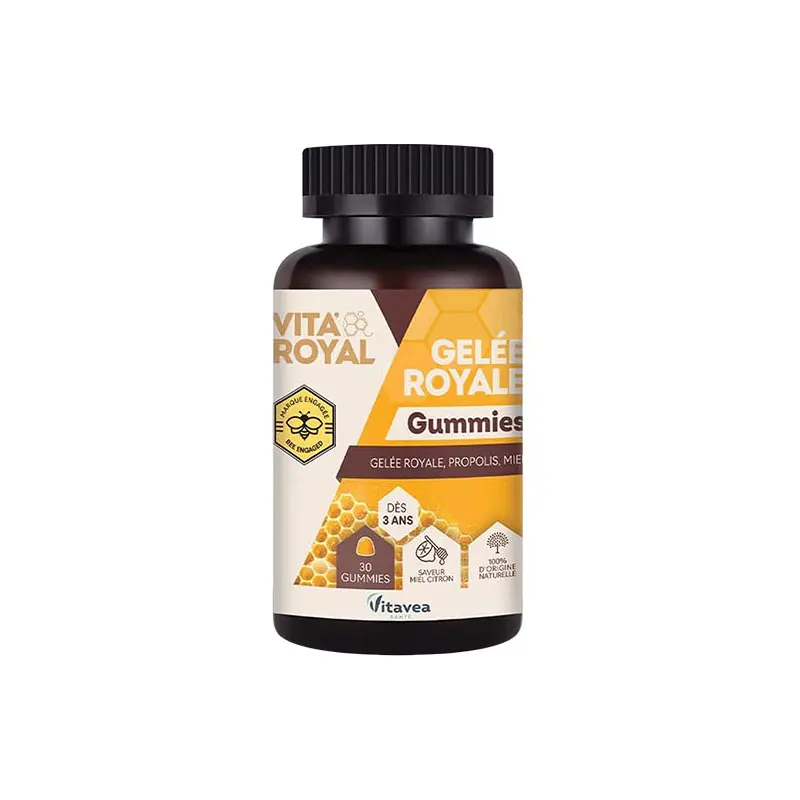 Healthland Gelee Royale Gummies, Ζελεδάκια με Μέλι, Πρόπολη, Βασιλικό Πολτό, 30 τεμάχια