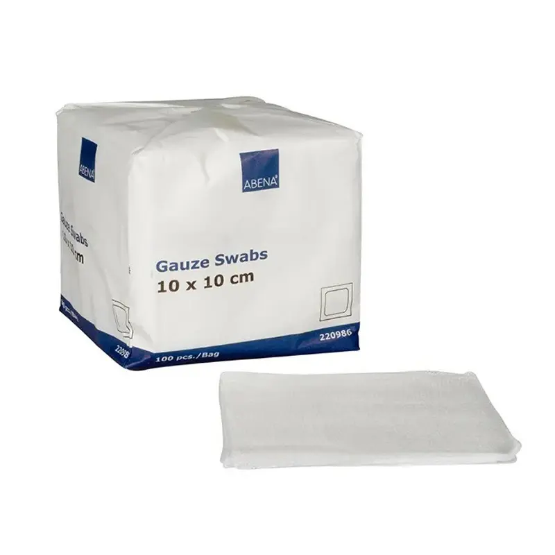 Abena Curi Med Κλασικά επιθέματα γάζας 17κλωστές 8ply, 10x10cm, 100τεμάχια