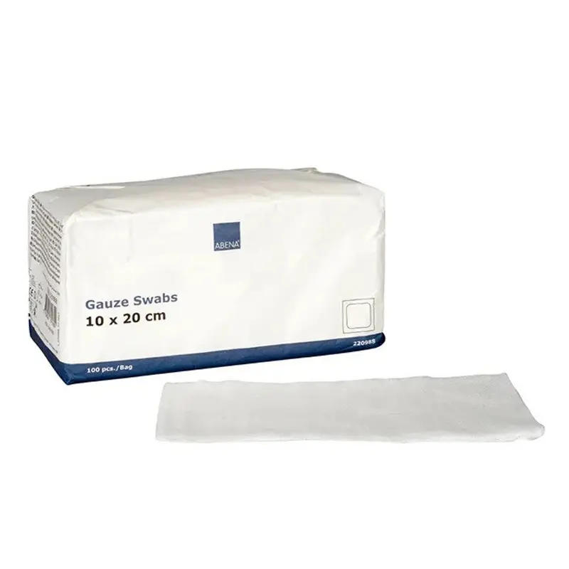 Abena Curi Med Κλασικά επιθέματα γάζας, 17κλωστές 8ply,10x20cm, 100 τεμάχια