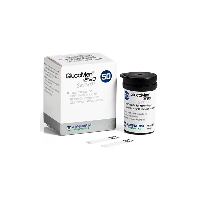 Menarini Glucomen Areo Sensor, Ταινίες Μέτρησης Γλυκόζης, 50τεμ.