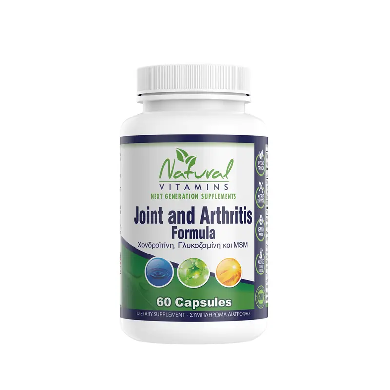 Natural Vitamins Joint and Arthritis Formula, 60 κάψουλες