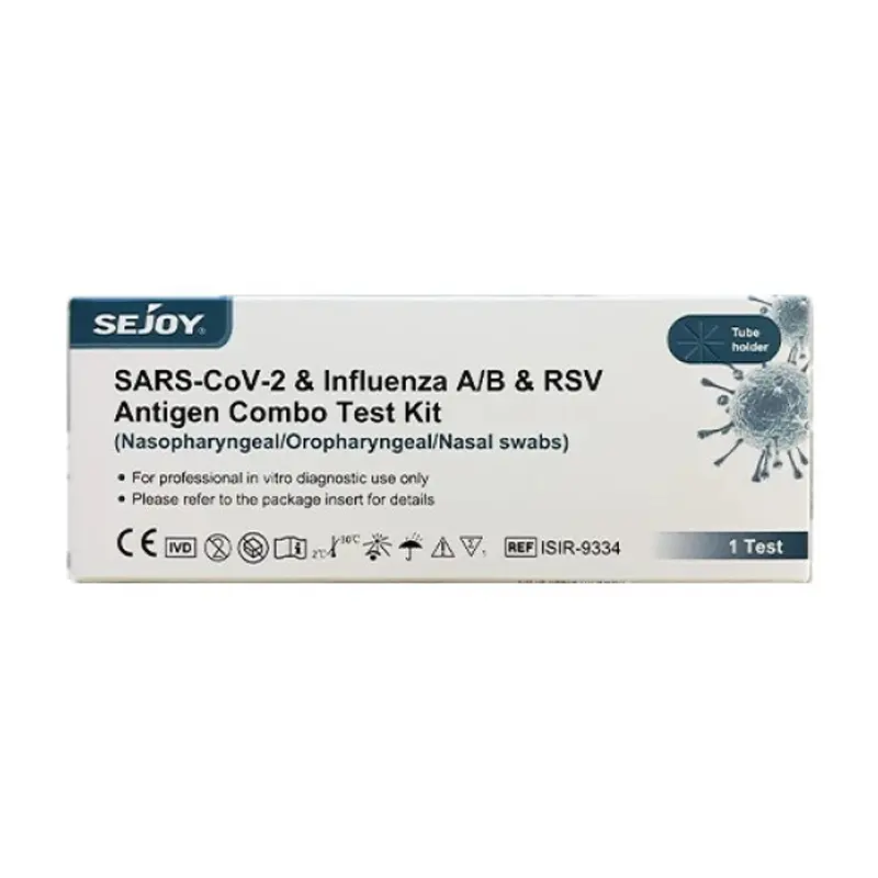 SeJoy SARS-CoV-2 & Influenza A+B & RSV Combo Rapid Test, 1 τεμάχιο
