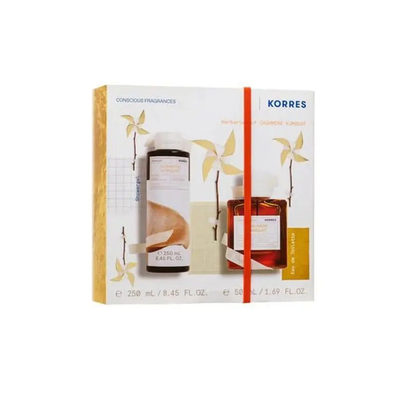 Korres Fragrance Set Cashmere Kumquat, Eau de Toilette 50ml & Shower Gel 250ml