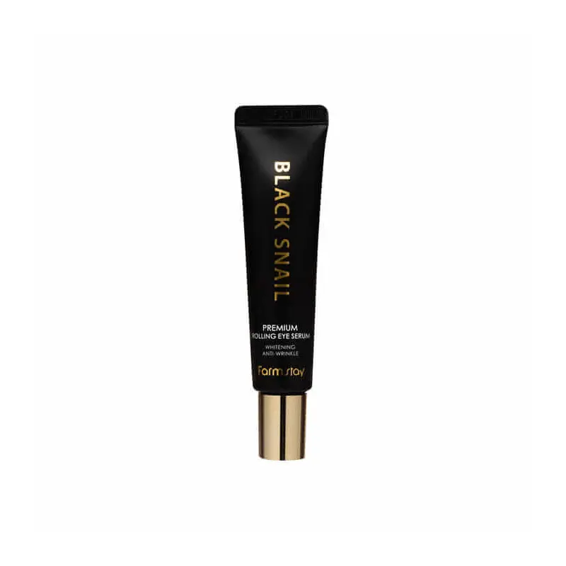 Farmstay Black Snail Premium Rolling Eye Serum, Ορός Ματιών με έκκριμα Μαύρου Σαλιγκαριού, 25ml