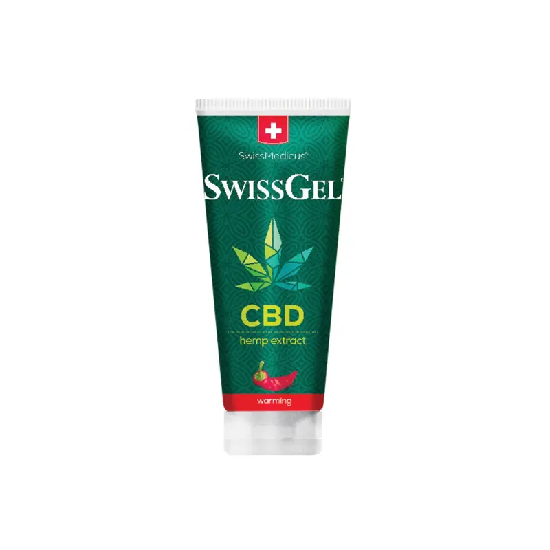 Swiss Medicus Swiss Gel Hemp Extract CBD Warming, Θερμαντική Κρέμα με εκχύλισμα CBD,  200ml