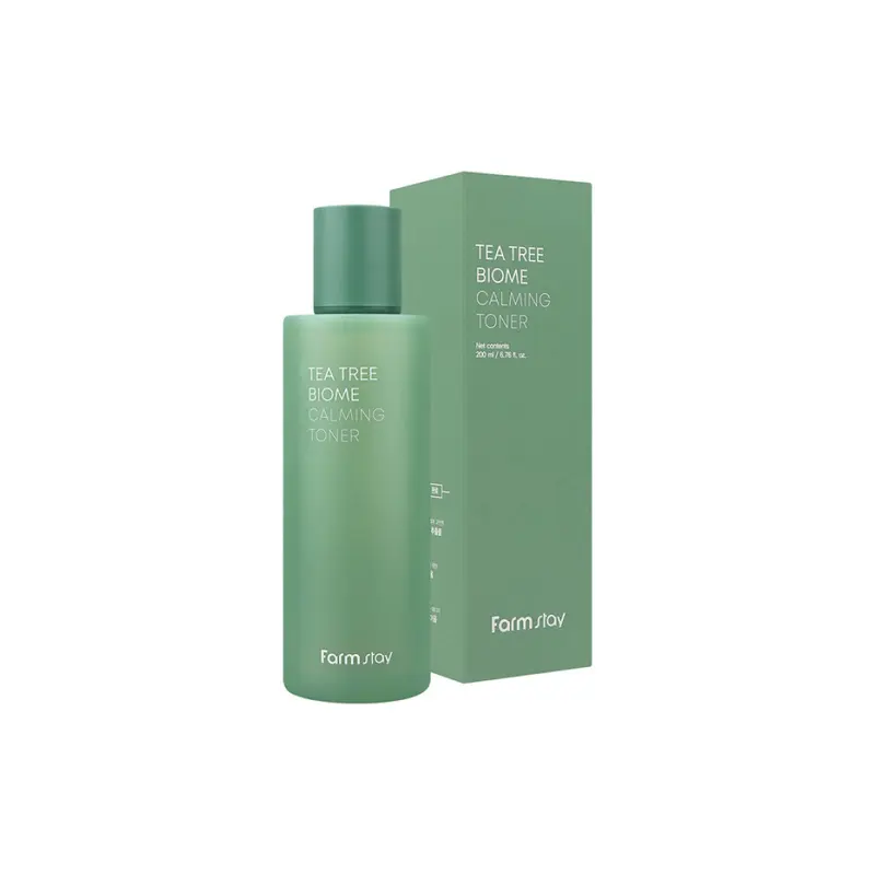Farmstay Tea Tree Biome Calming Toner, Ενυδατικό Καταπραϋντικό Τόνερ, 200ml