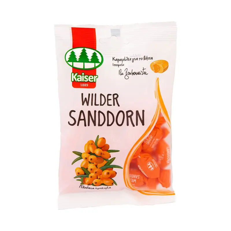 Kaiser Καραμέλες Wilder Sanddorn (Με Ιπποφαές), 90gr