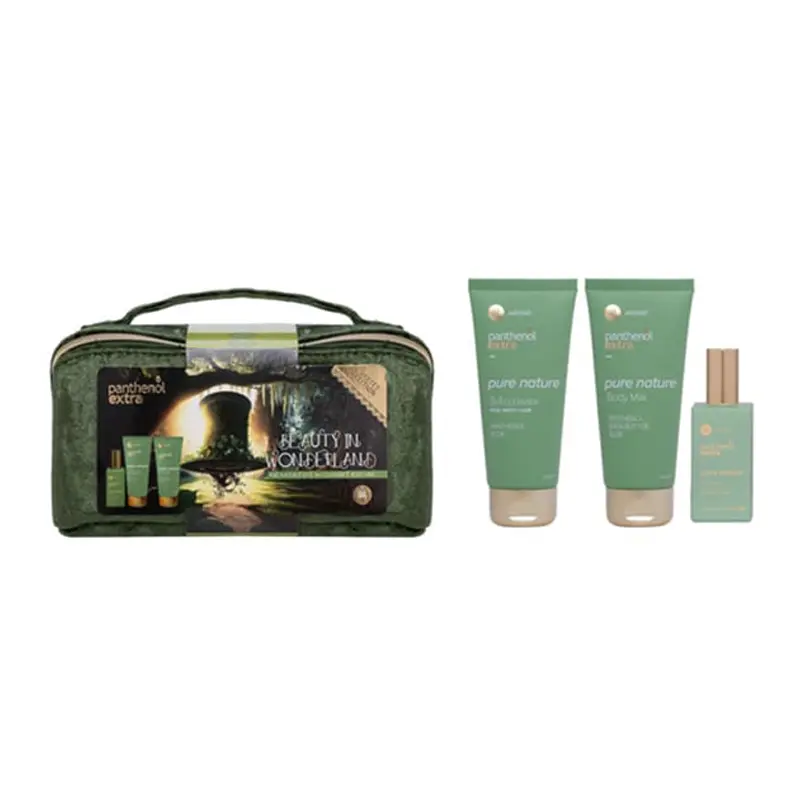 Panthenol Extra Beauty in Wonderland Pure Nature, Eau de Toilette 50ml & 3in1 cleanser 100ml & Body Milk 100ml