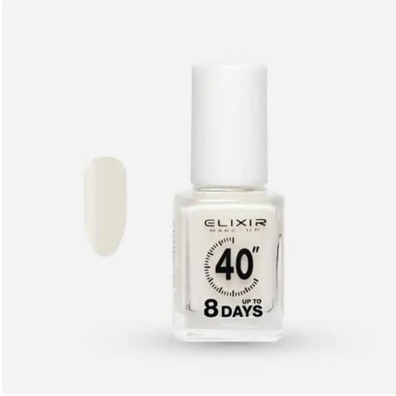 Elixir Βερνίκι 40″ & Up to 8 Days #004 (Milky White)