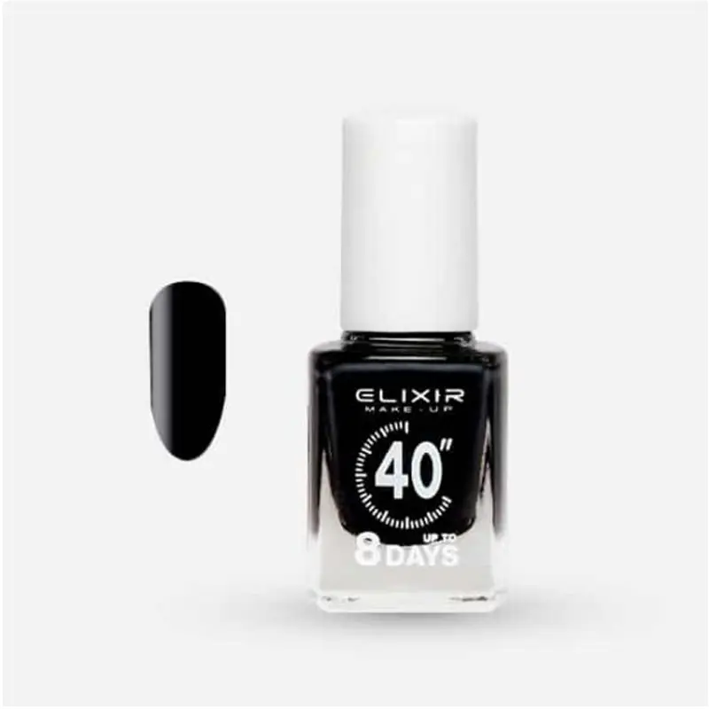 Elixir Βερνίκι 40″ & Up to 8 Days #016 (Black)