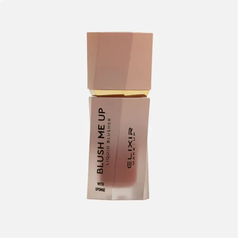 Elixir Blush Me Up Liquid Blusher #201,  Υγρό Ρουζ με Σφουγγαράκι