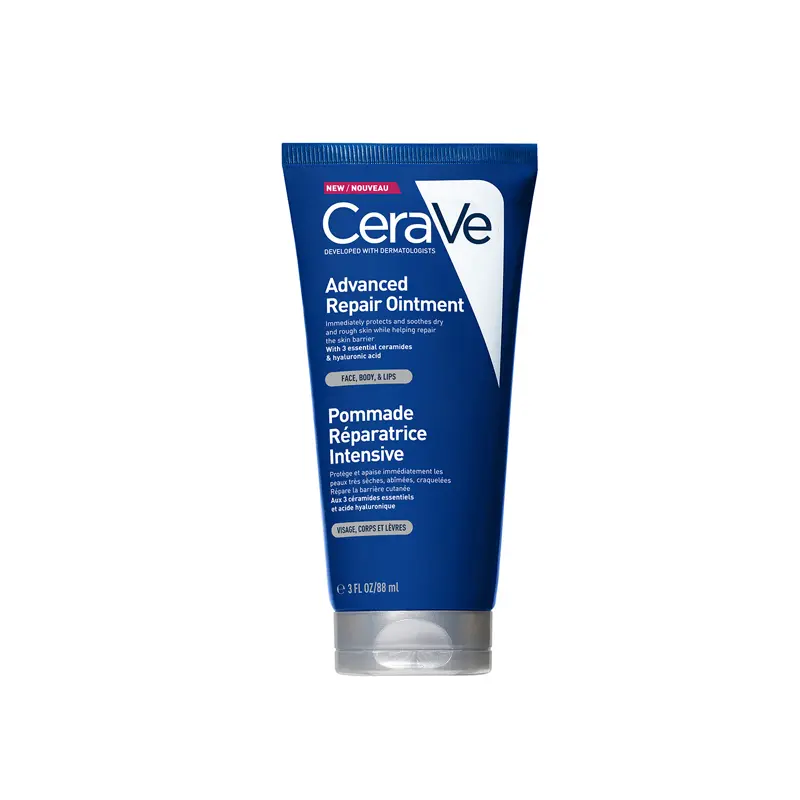 Cerave Advanced Repair Ointment Επανορθωτική Αλοιφή για Πρόσωπο, Σώμα και Χείλη με 3 απαραίτητα ceramides & Υαλουρονικό Οξύ, 88ml