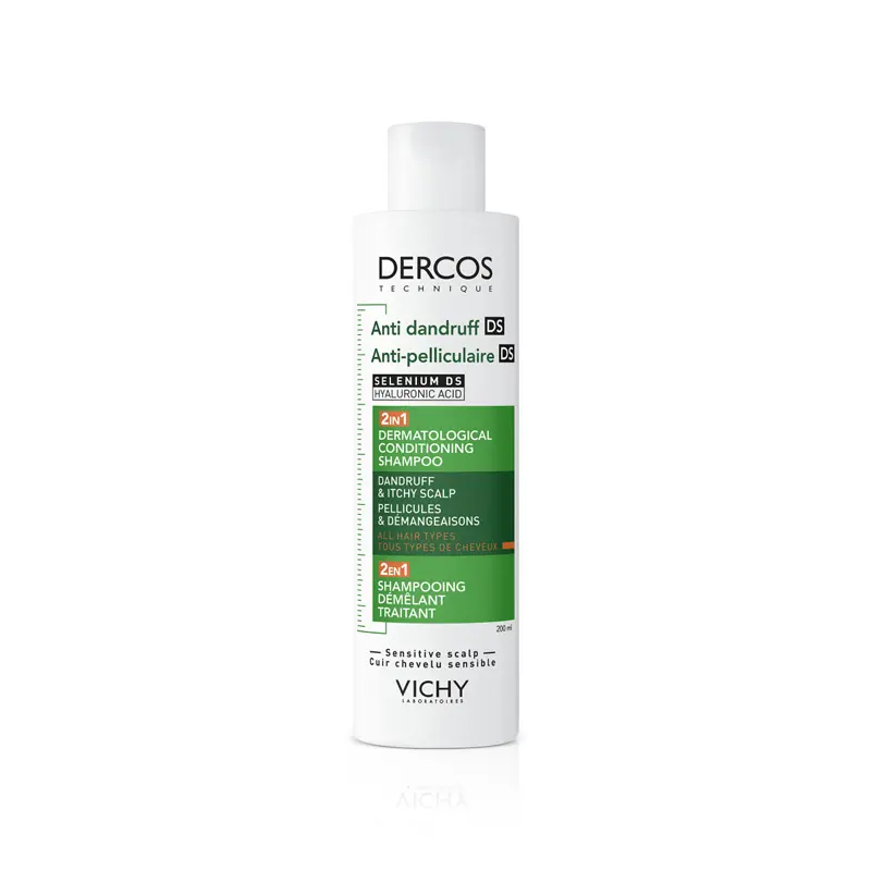 Vichy Dercos Anti-Dandruff DS 2σε1 Σαμπουάν & Conditioner, κατά της ξηροδερμίας, της πιτυρίδας και του κνησμού, 200ml