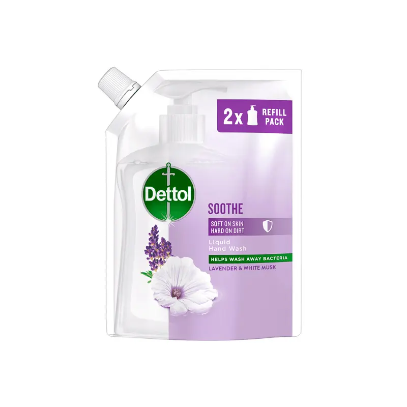 Dettol Κρεμοσάπουνο Χεριών Ανταλλακτικό Soothe, Λεβάντα και White Musk, 500ml