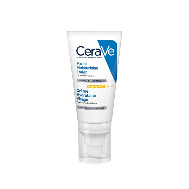 Cerave AM Facial Moisturising Lotion SPF50 Ενυδατική Κρέμα προσώπου με δείκτη προστασίας SPF50, 52ml