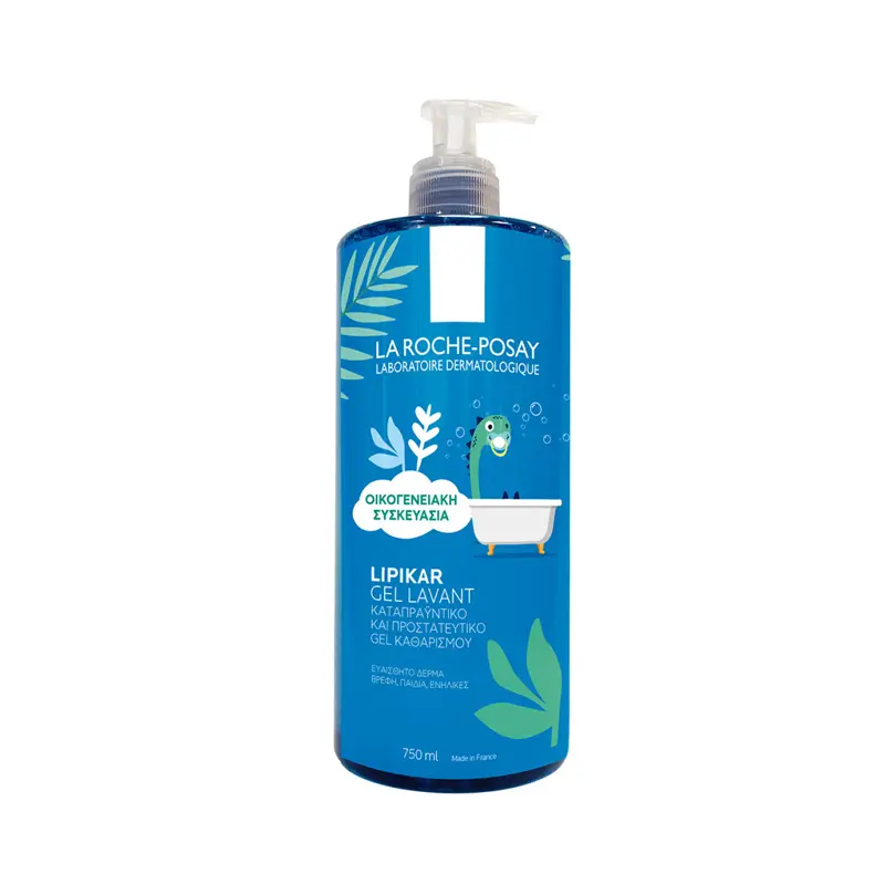 La Roche-Posay Lipikar Gel Lavant Family Size, Τζελ Καθαρισμού Για Όλη Την Οικογένεια, 750ml