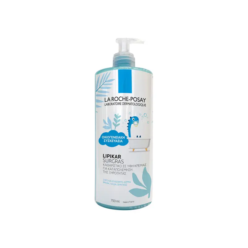 La Roche-Posay Lipikar Surgras Family Size, Καθαρισμός Σώματος για το Ξηρό Δέρμα, 750ml