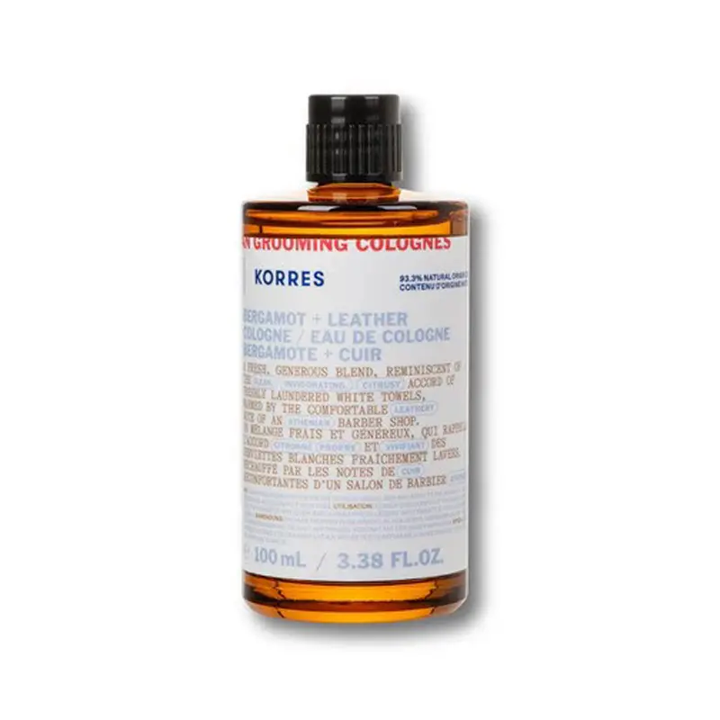 Korres Athenian Grooming Περγαμόντο + Δέρμα Eau de Cologne, 100ml