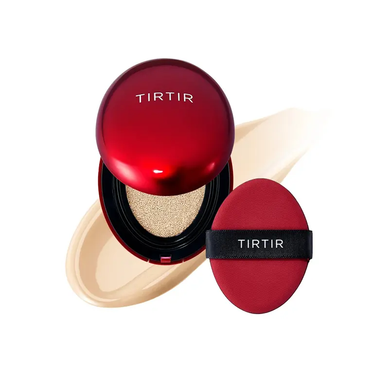 TIRTIR Mask Fit Red Cushion 21C Cool Ivory, Ένα cushion με υψηλή αντηλιακή προστασία , ελαφριά σύνθεση που παρέχει φυσική κάλυψη όλη την ημέρα, 18ml