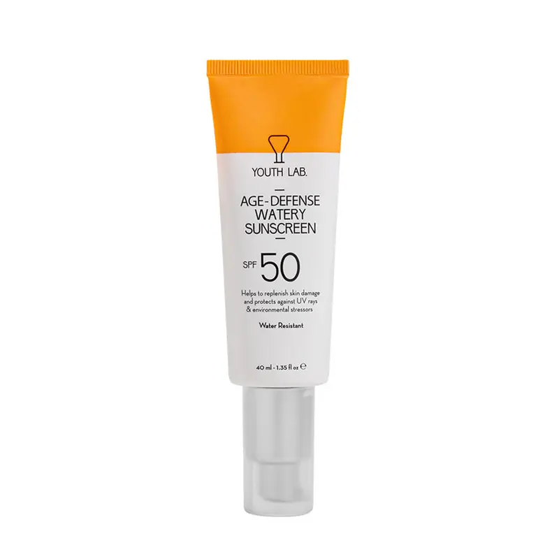 Youth Lab Age Defense Watery Sunscreen spf50, Αντηλιακό Προσώπου με πεπτίδια και νιασιναμίδη, 40ml