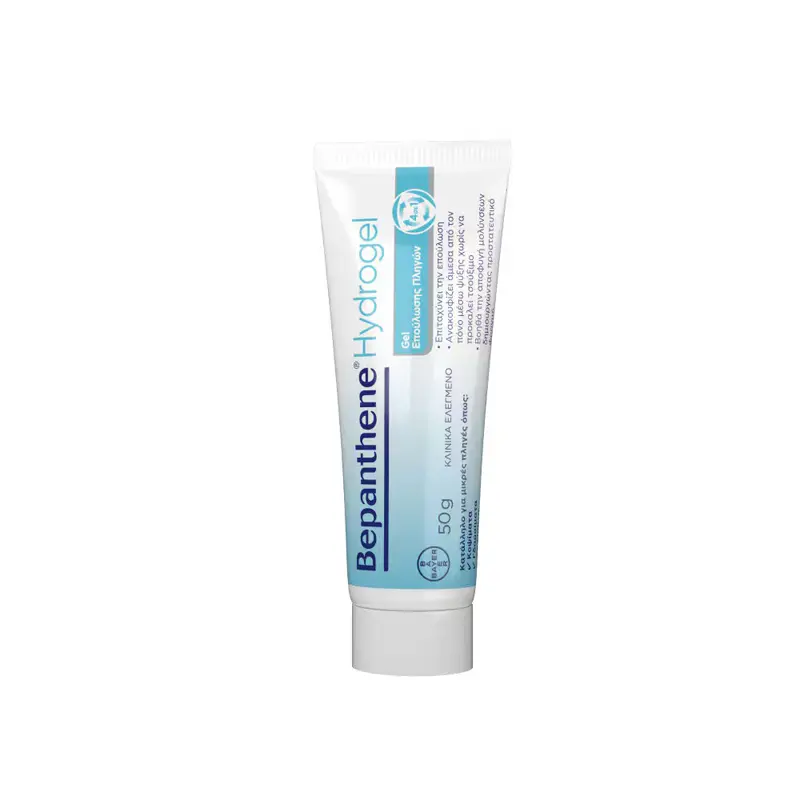 Bepanthene Hydrogel, Gel επούλωσης πληγών και επιφανειακών εγκαυμάτων 4 σε 1, 50ml