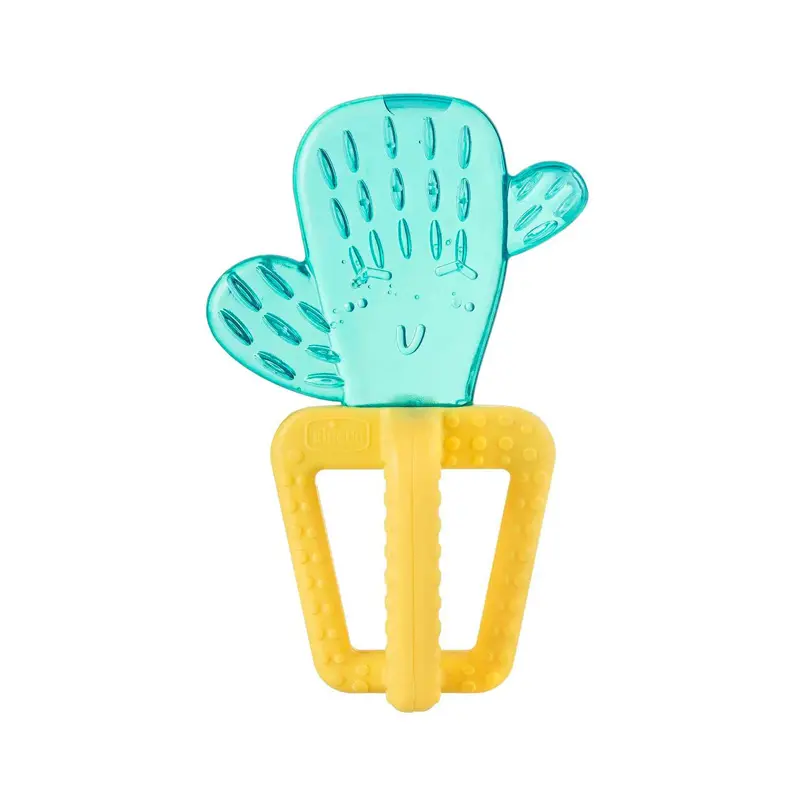Chicco Fresh Teether, Κρίκος Οδοντοφυΐας Σιλικόνη 4+ μηνών, Cactus