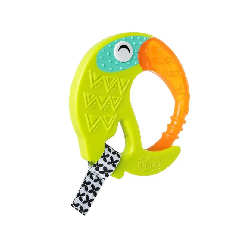 Chicco Fresh Teether, Κρίκος Οδοντοφυΐας Σιλικόνη 6+ μηνών, Funny