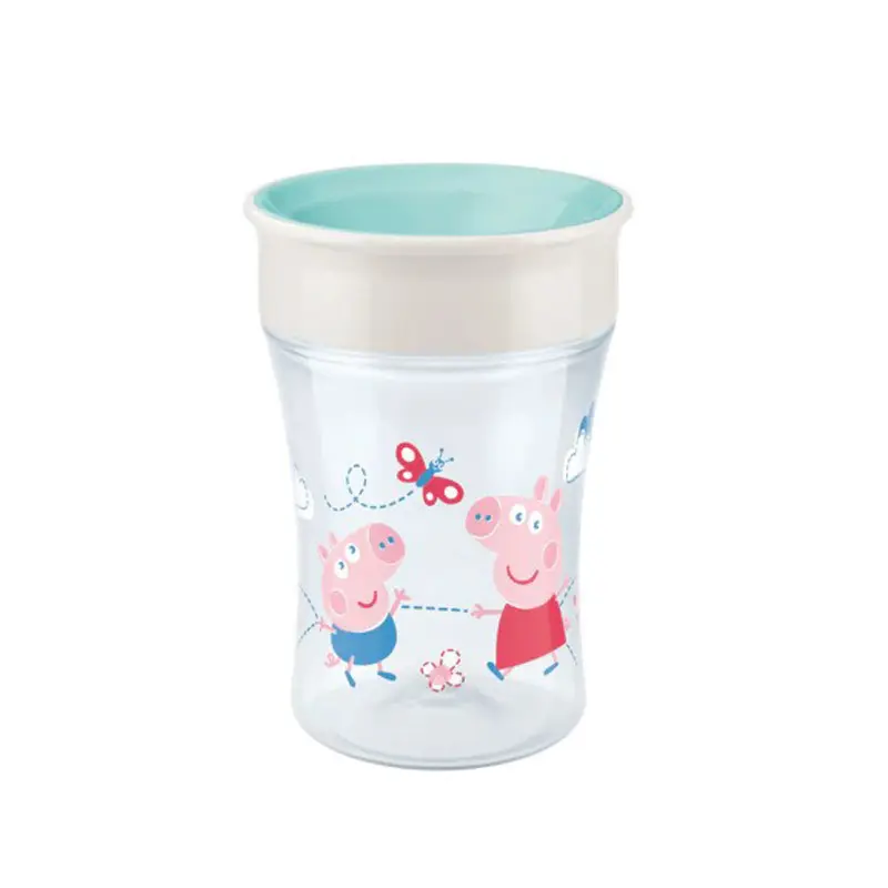 Nuk Peppa Pig Magic Cup, με Χείλος και Καπάκι, 230ml