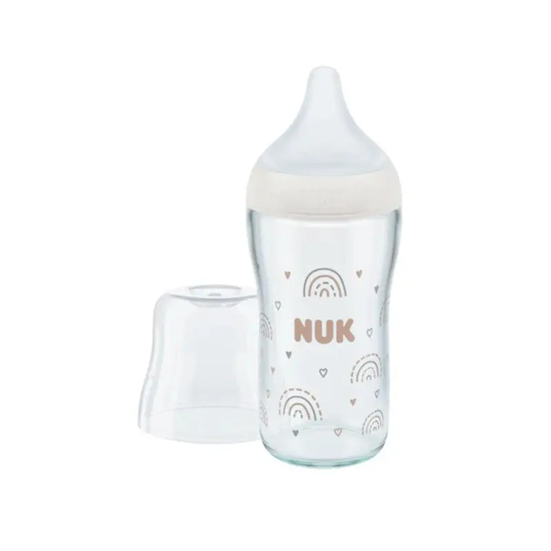Nuk Perfect Match Rainbow Μπιμπερό Πλαστικό, με μαλακή θηλή Σιλικόνης, 260ml