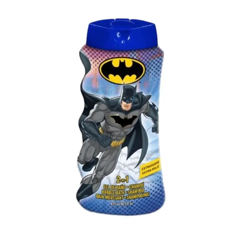 Lorenay Batman 2in1 Bubble Bath & Shampoo, Παιδικό Αφρόλουτρο & Σαμπουάν, 475ml