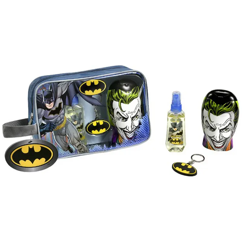 Lorenay Batman Toilet, Παιδικό Σετ, Σαμπουάν & Αφρόλουτρο 200ml, Παιδικό Άρωμα, 90ml & Μπρελόκ