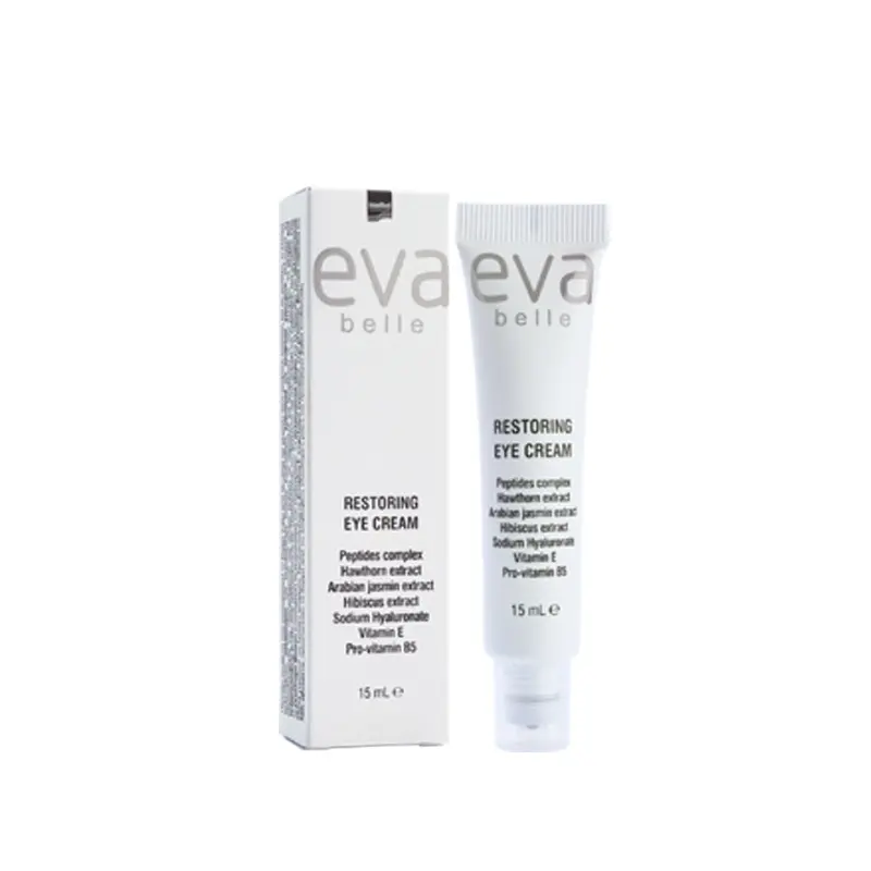 Eva Belle Restoring Eye Cream, Κρέμα αναζωογόνησης ματιών – Με ειδική κεφαλή εφαρμογής, 15ml