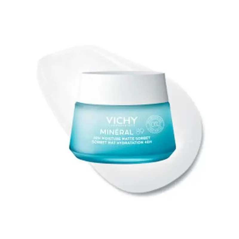 Vichy Mineral 89 Κρέμα - Gel Ενυδάτωσης 48Ω για τη λιπαρή επιδερμίδα, 50ml