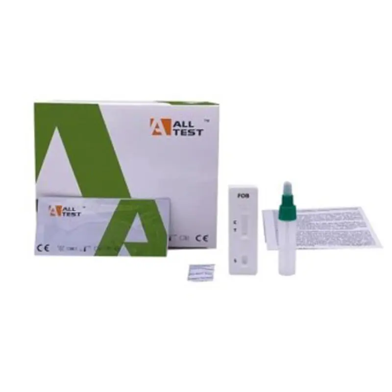 All Test Fecal Occult Blod (F.O.B) Test, Τεστ Ανίχνευσης Παρουσίας Αιμοσφαιρίνης στα κόπρανα, 1κιτ