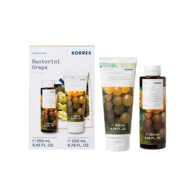 Korres Σετ Αμπέλι Σαντορίνης Αφρόλουτρο, 250ml & Eνυδατικό Γαλάκτωμα Σώματος, 200ml
