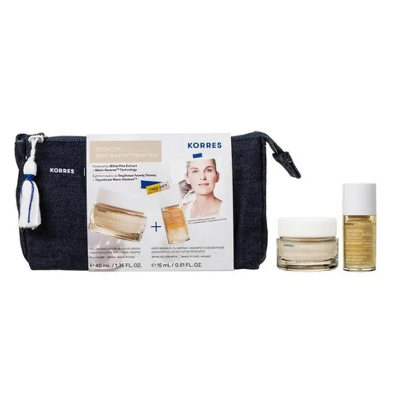 Korres Λευκή Πεύκη Aναπλήρωση Όγκου Kρέμα Hμέρας, 40ml + ΔΩΡΟ Aναπλήρωση Όγκου Oρός Προσώπου, 15ml